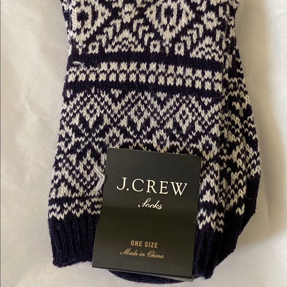 J.Crew Festive Fair Isle Socks